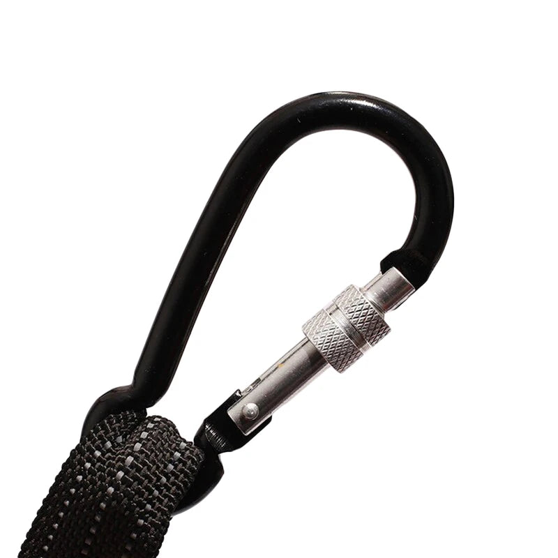 Sicherheits-Bungee-Lanyard mit Karabiner für Outdoor – clever-campen Ansicht 6