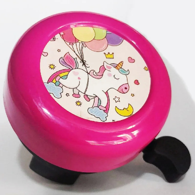Bunte Kinder Fahrradklingel mit Einhorn-Motiv – clever-campen Ansicht 2