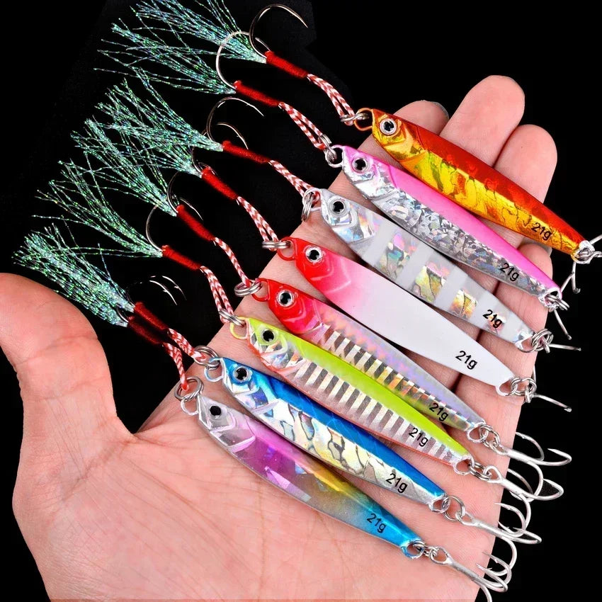 Metal Jig Angelköder 7g-40g für Salzwasserfischen – clever-campen Ansicht 5