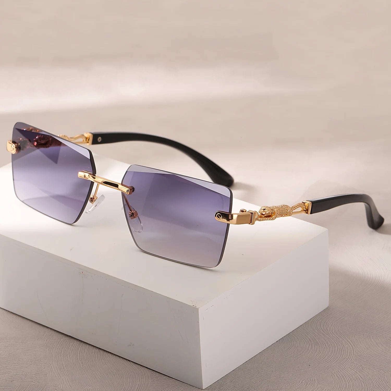 Rimless Sonnenbrillen für Herren und Damen – clever-campen Ansicht 4