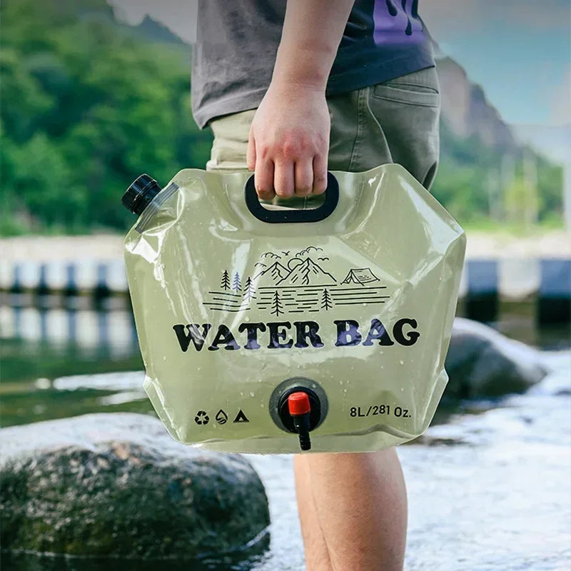 Faltbare Wasserblase 8L für Outdoor-Aktivitäten – clever-campen Ansicht 4