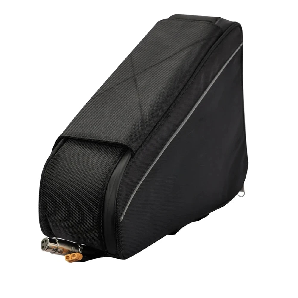 E-Bike Dreiecksakku Tasche Schwarz – clever-campen Ansicht 3