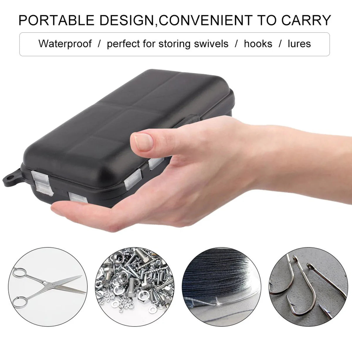 Kleine Tackle Box Organizer für Angler – clever-campen Ansicht 4