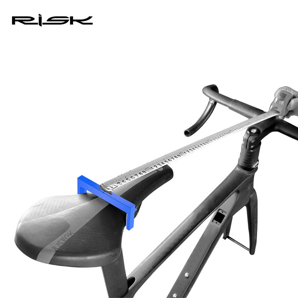 MTB Fitting Tool für Fahrradsitzhöhe und Distanzmessung – clever-campen Ansicht 3