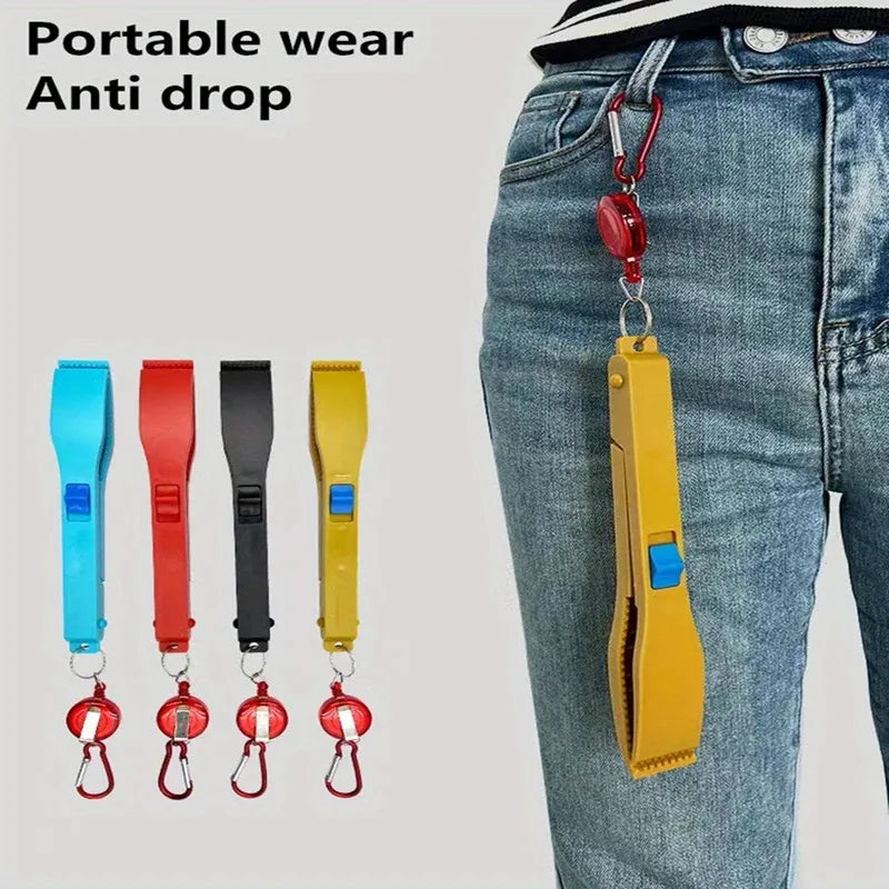 Multifunktionale Fischzange mit Halteclip – Rot – clever-campen Ansicht 5