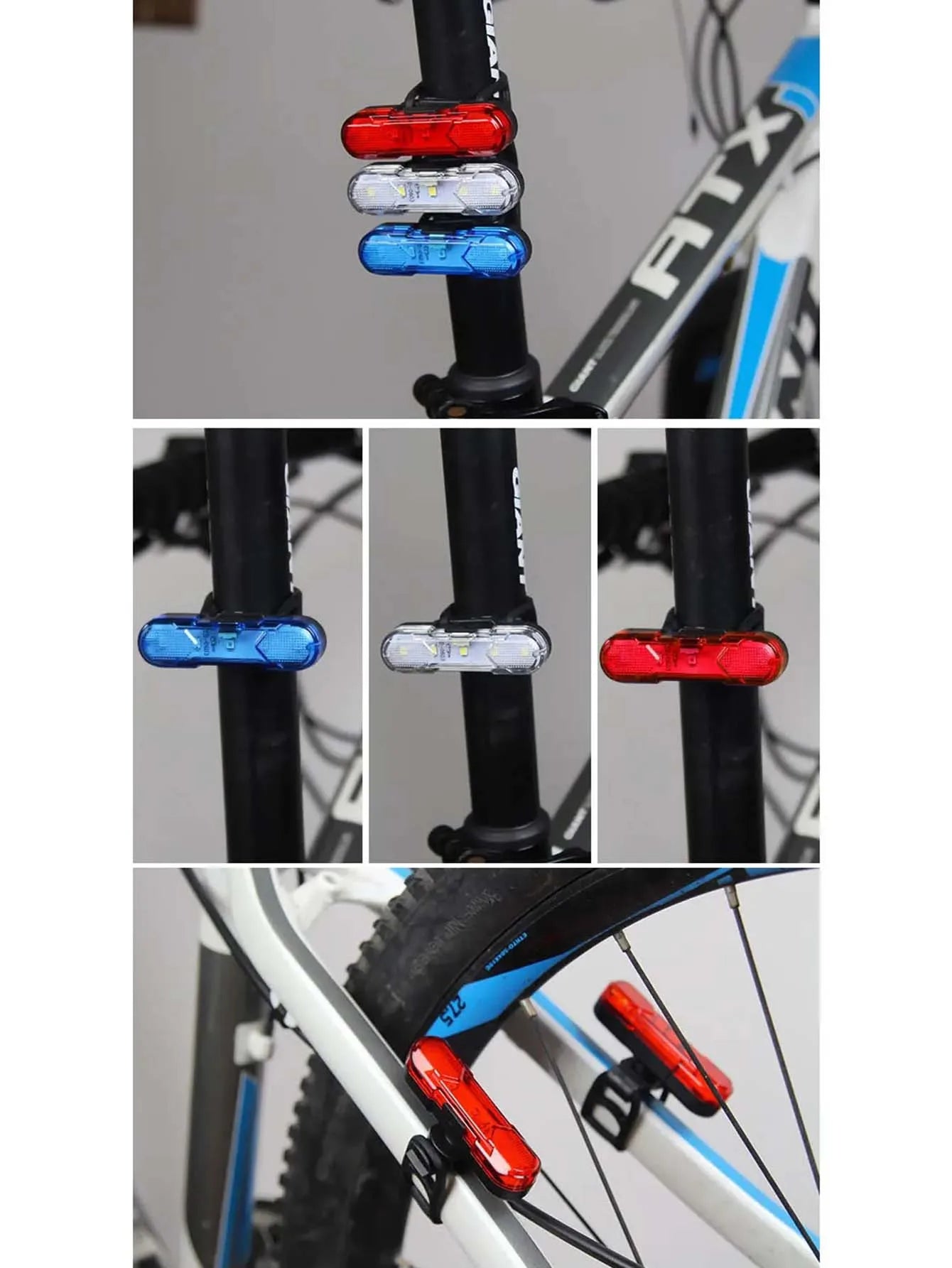 Wasserdichte USB wiederaufladbare Fahrrad-Rückleuchte – clever-campen Ansicht 5
