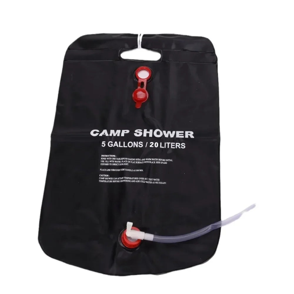 Grossfassung 20L Outdoor-Duschenbeutel mit Solar-Heizung – clever-campen Ansicht 6