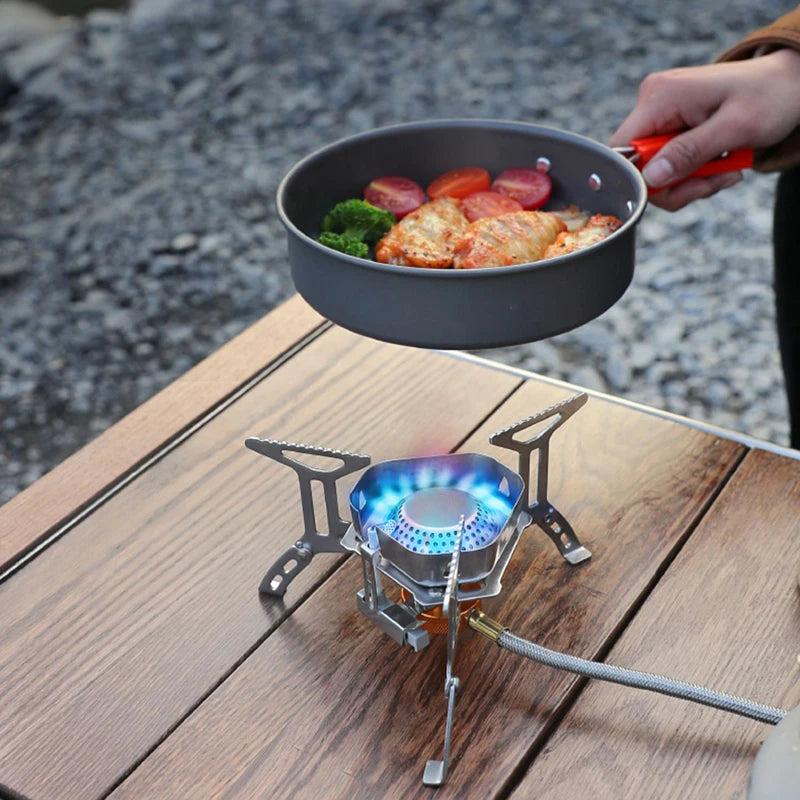 Camping Windproof Gas Stove 3500W – Tragbarer Kocher – clever-campen Ansicht 6