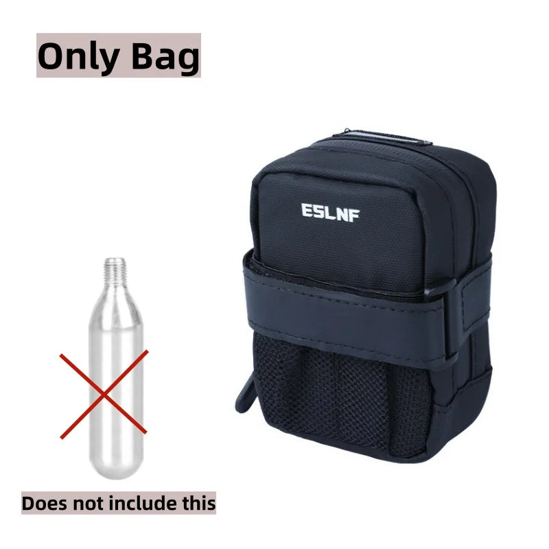 Regenfeste Fahrradsattel Tasche für Mountain- und Rennrad – clever-campen Ansicht 4