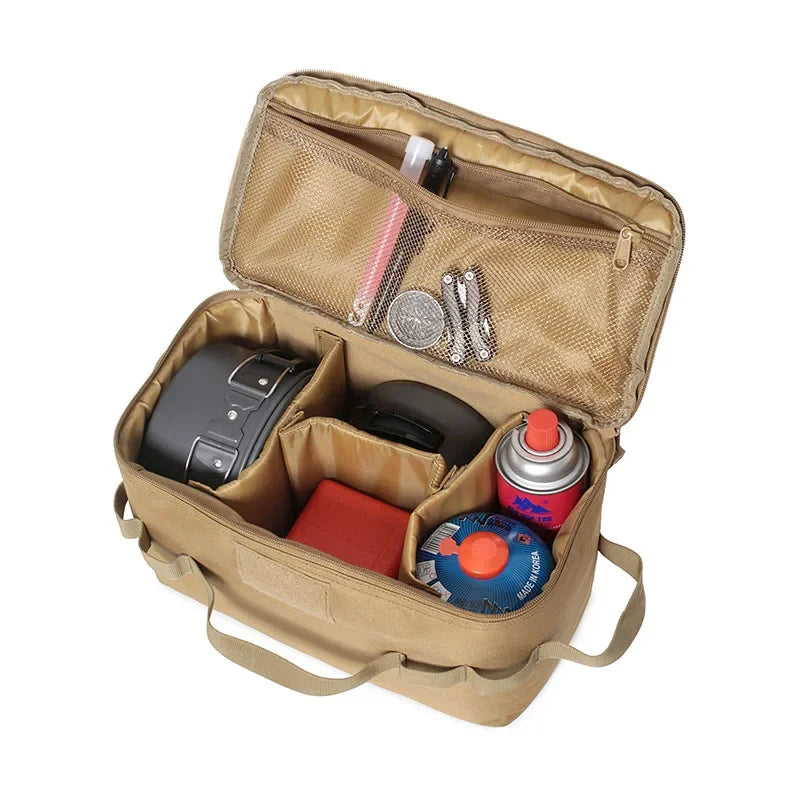 Geräumige Outdoor Werkzeugtasche für Camping und Kochen – clever-campen Ansicht 3