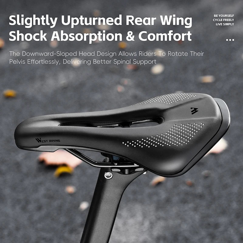 West Biking Fahrradsattel Ultraleicht Ergonomisch – clever-campen Ansicht 2