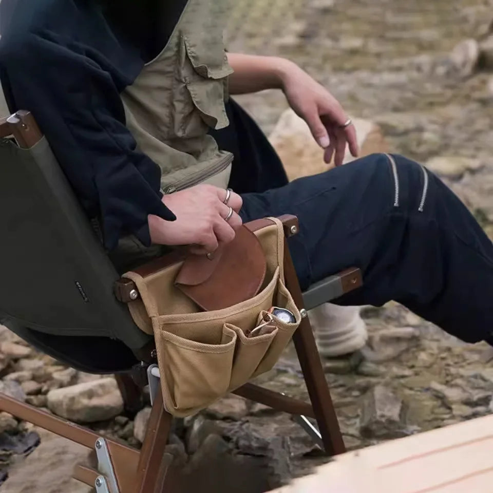 PACOONE Klappstuhl aus Aluminiumlegierung für Camping – – clever-campen Ansicht 4