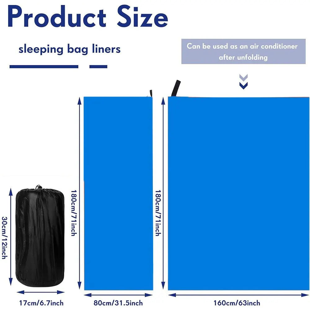 Fleece Schlafsack Liner für Camping und Outdoor – clever-campen Ansicht 2