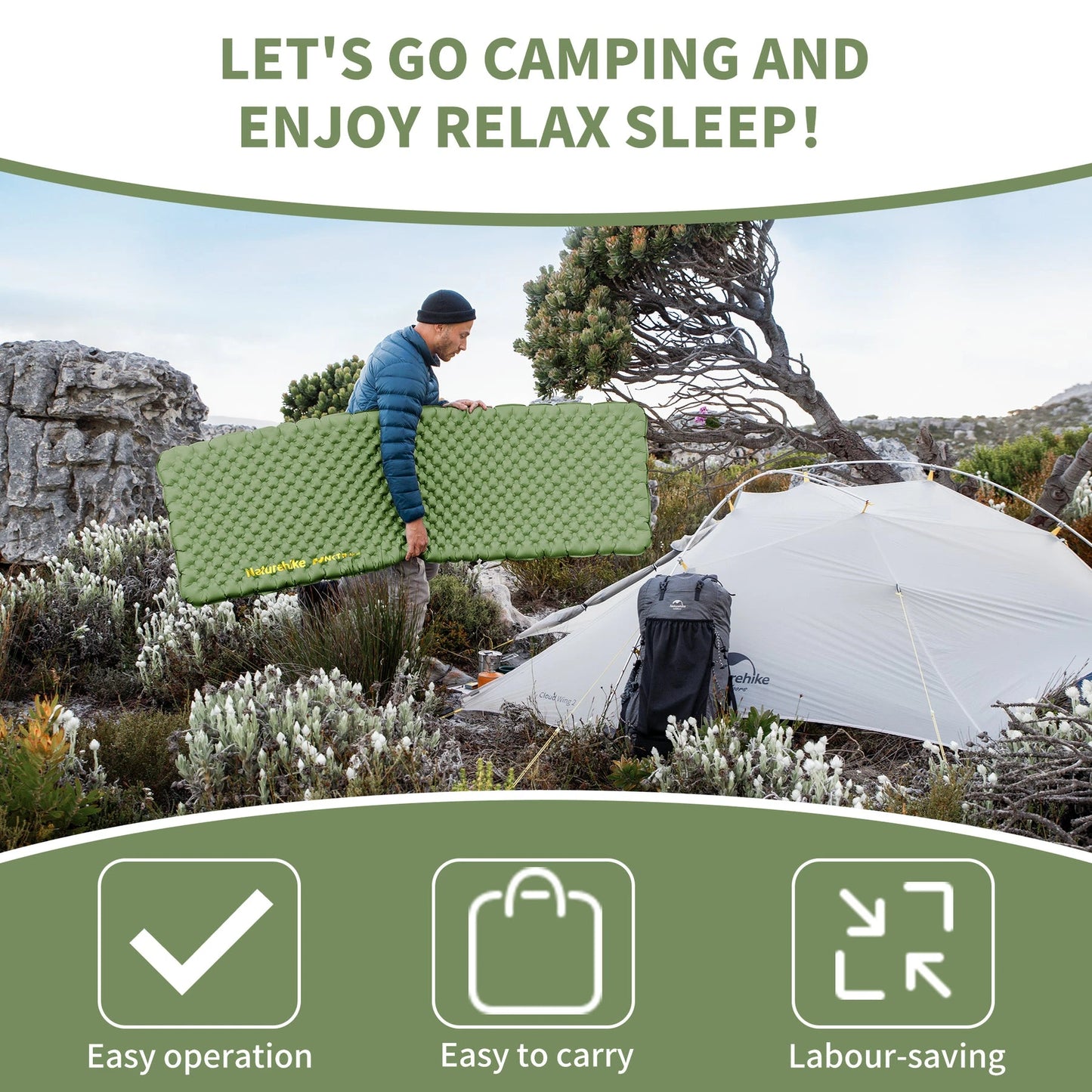 Naturehike R4.6 Luftmatratze – Ultraleicht & Faltbar – clever-campen Ansicht 5