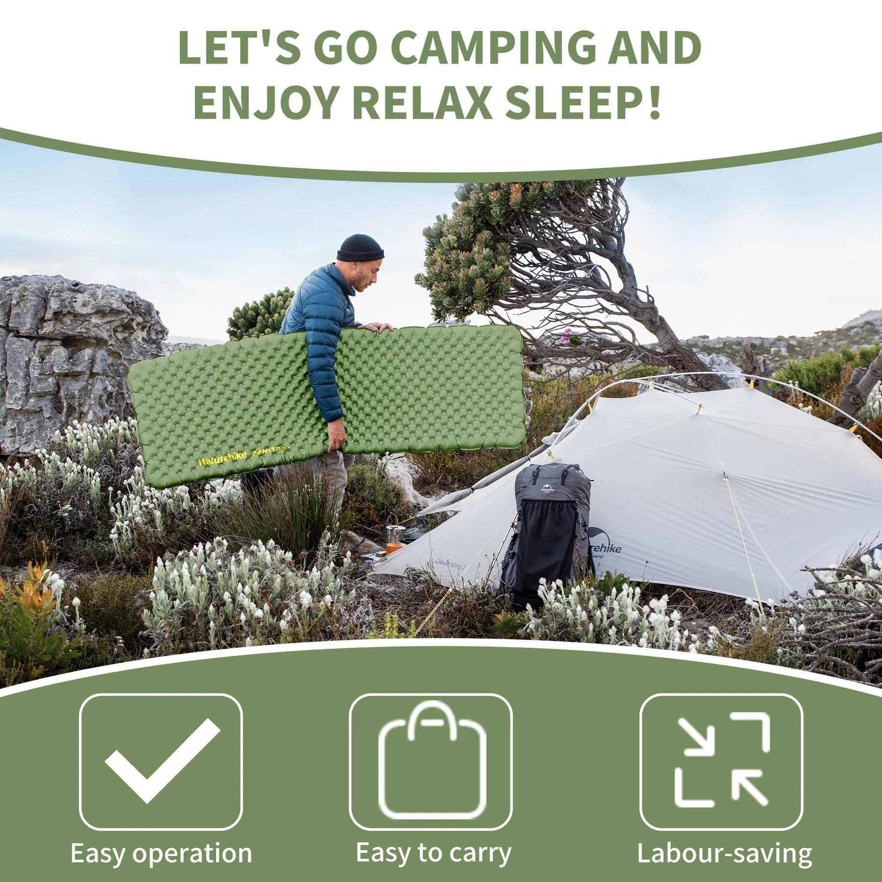 Naturehike R4.6 Luftmatratze – Ultraleicht & Faltbar – clever-campen Ansicht 5
