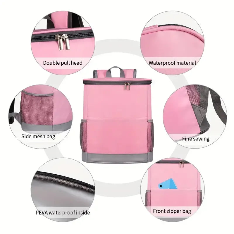 Kühlrucksack für 20 Dosen, auslaufsicher, ideal für Outdoor – clever-campen Ansicht 5
