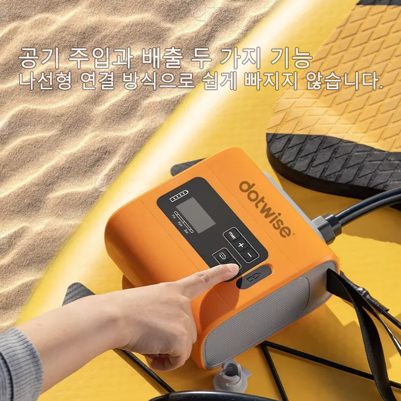 DOTWISE 22PSI Hochleistungs-Luftpumpe für Luftmatratzen – clever-campen Ansicht 4