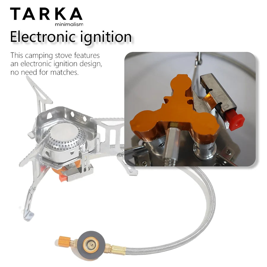 TARKA Klappbarer Camping-Gaskocher mit Windschutz – clever-campen Ansicht 4