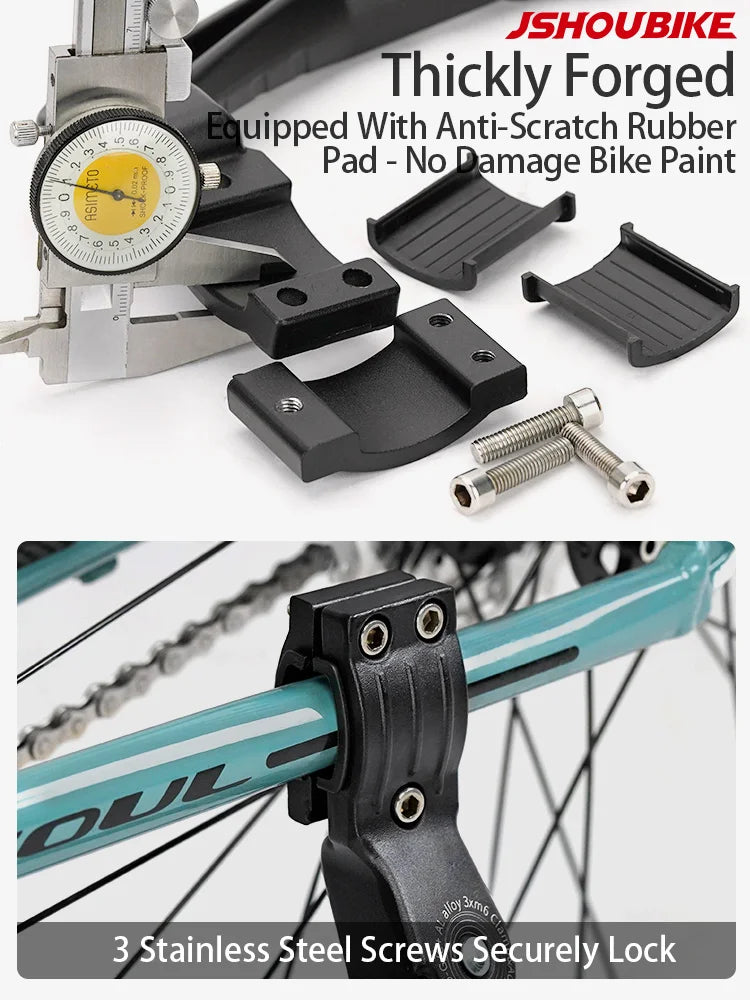 Verstellbarer Fahrradständer aus Aluminium für 24-29 Zoll – clever-campen Ansicht 6