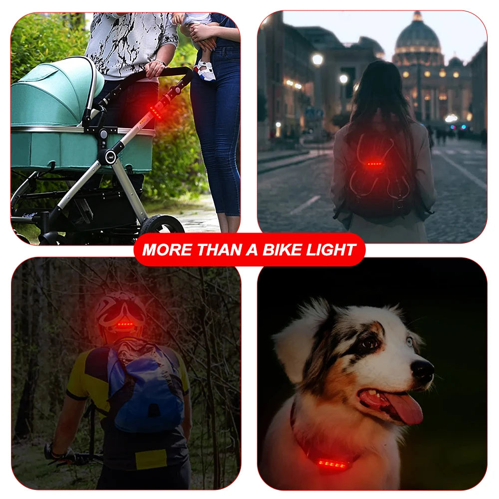 USB wiederaufladbare Rücklichter für Fahrräder – ultra hell – clever-campen Ansicht 5