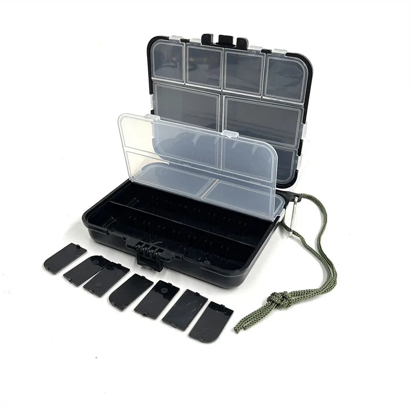 Doppelseitige Angelzubehör Aufbewahrungsbox – clever-campen Ansicht 5