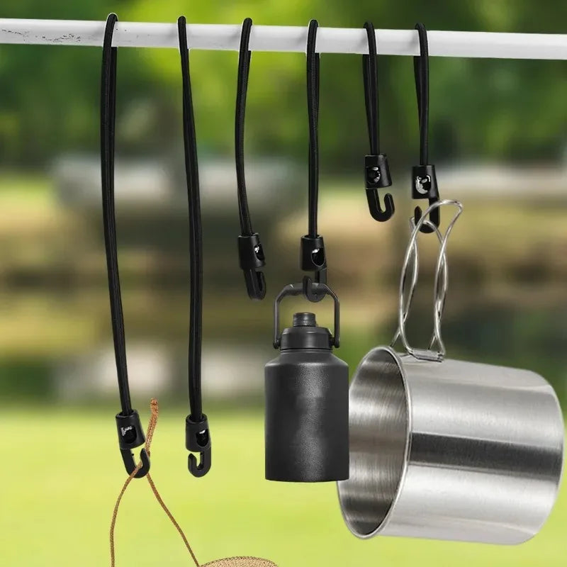 Bungee Cord mit Haken 100 Stück – Hoch elastisch – clever-campen Ansicht 4