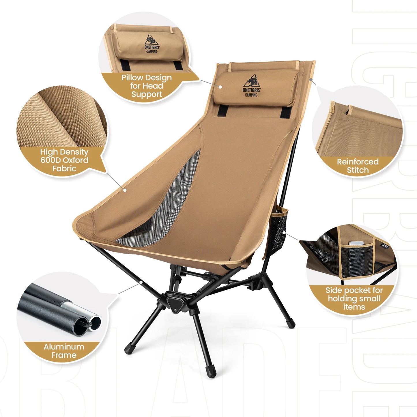 OneTigris Tigerblade Campingstuhl faltbar – clever-campen Ansicht 6