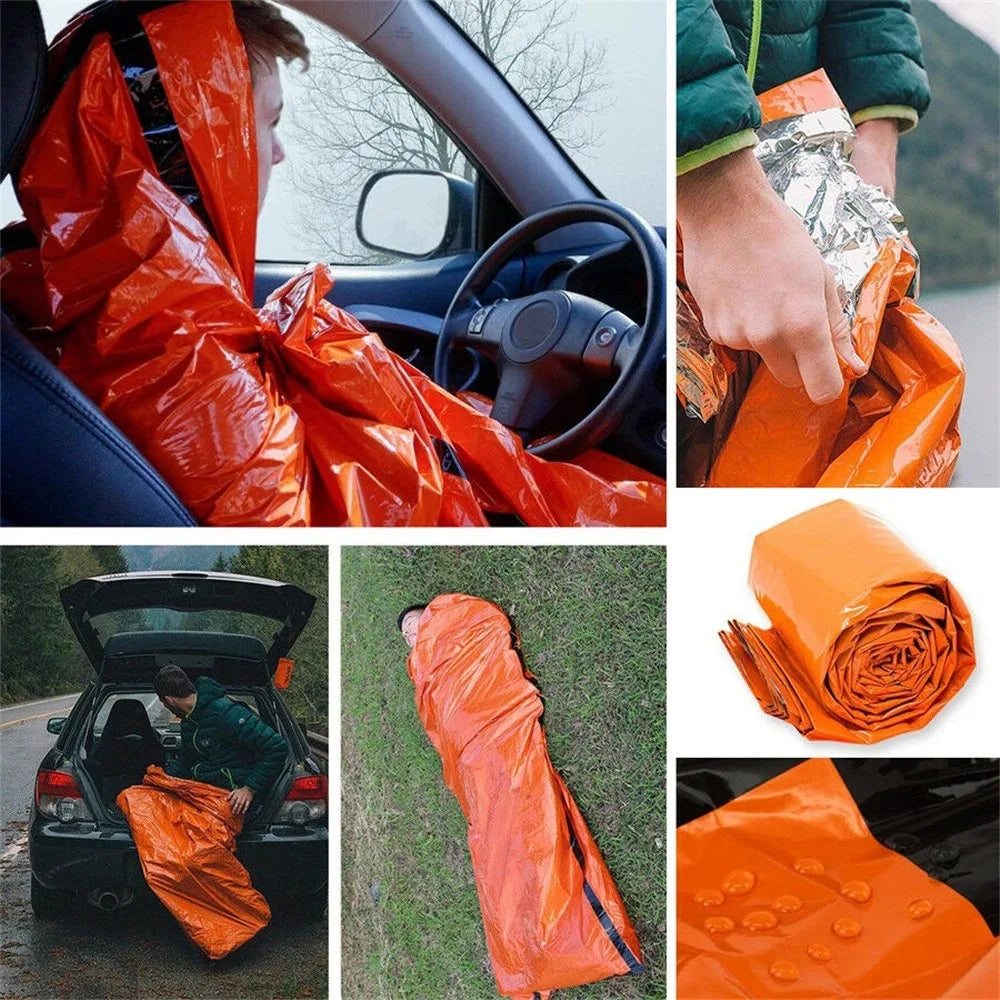 Notfall Schlafsack wasserdicht für Outdoor und Camping – clever-campen Ansicht 6