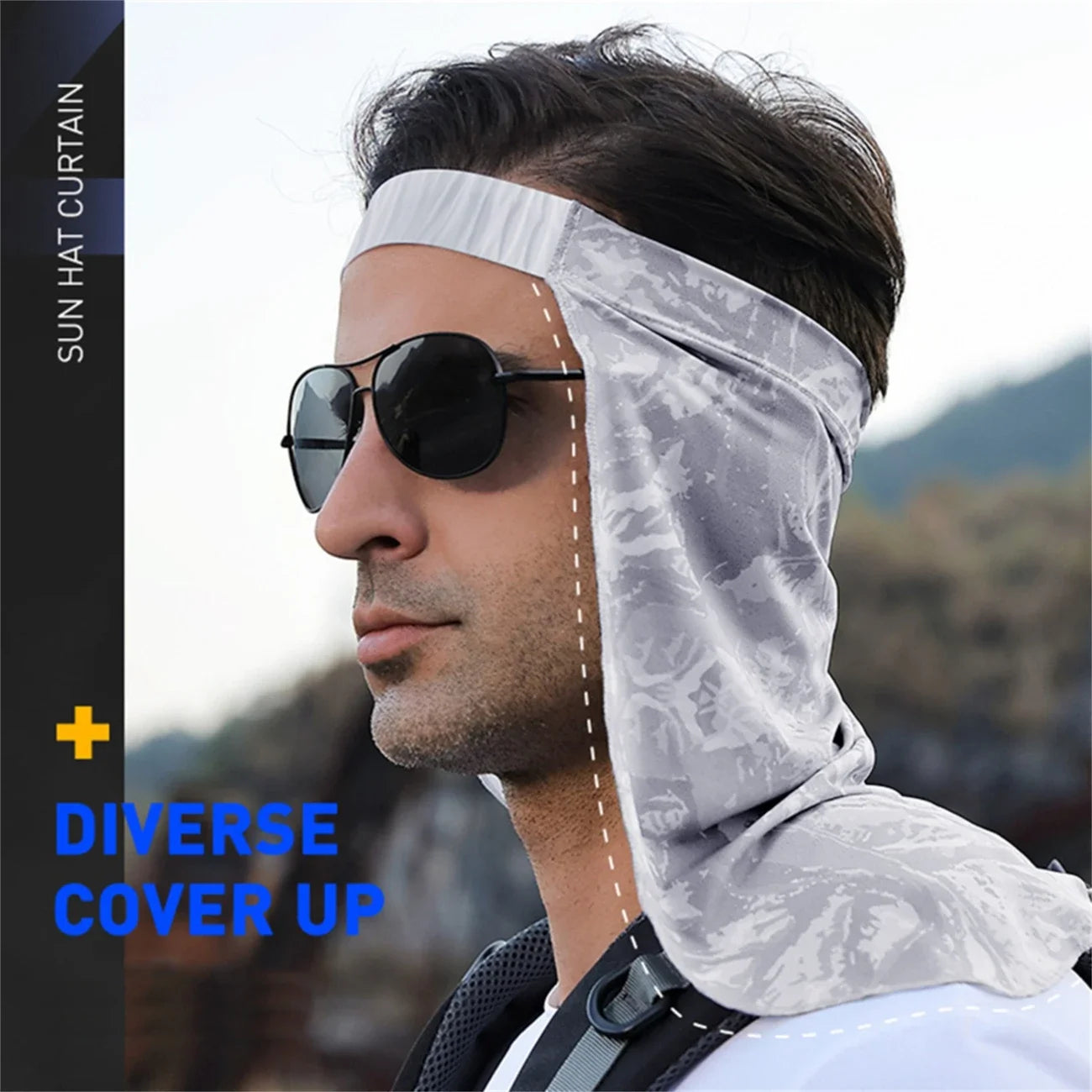 Schutzmütze für Outdoor-Angeln – clever-campen Ansicht 3