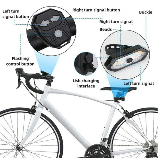 Kabelloses LED-Bike-Blinklicht mit USB-Aufladung – clever-campen Ansicht 2