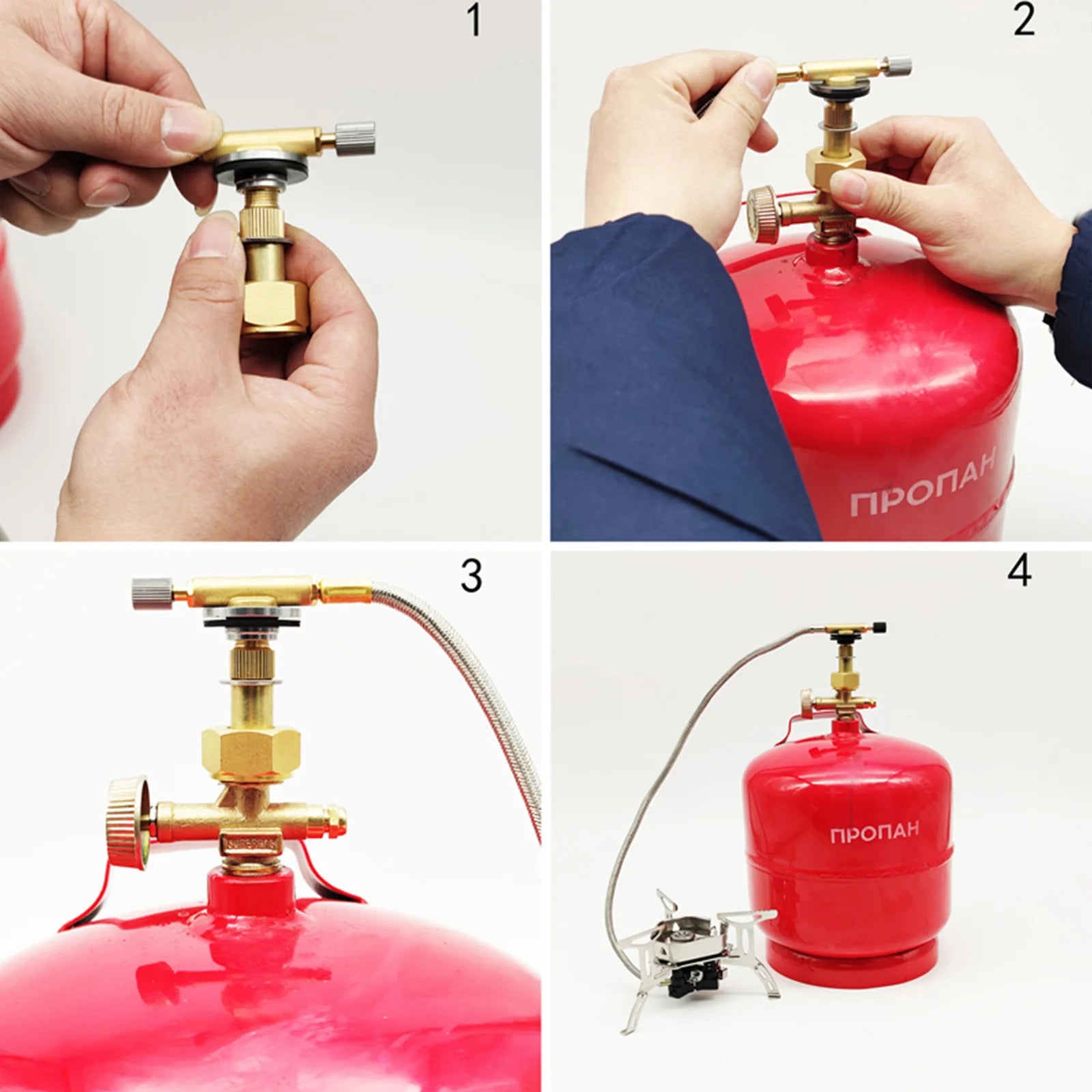 Camping Gas Stove Converter für LPG Tank – clever-campen Ansicht 5