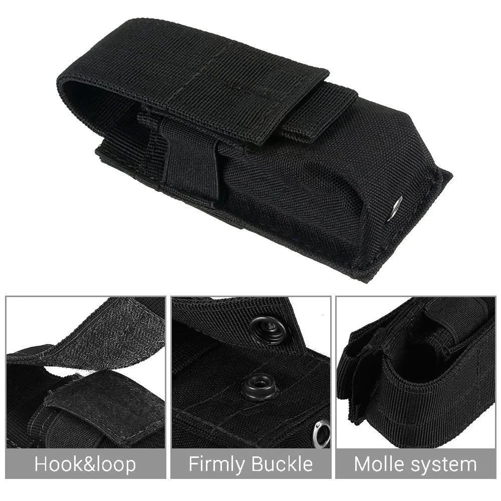 Molle Tactical Taschenlampe Halterung – clever-campen Ansicht 3