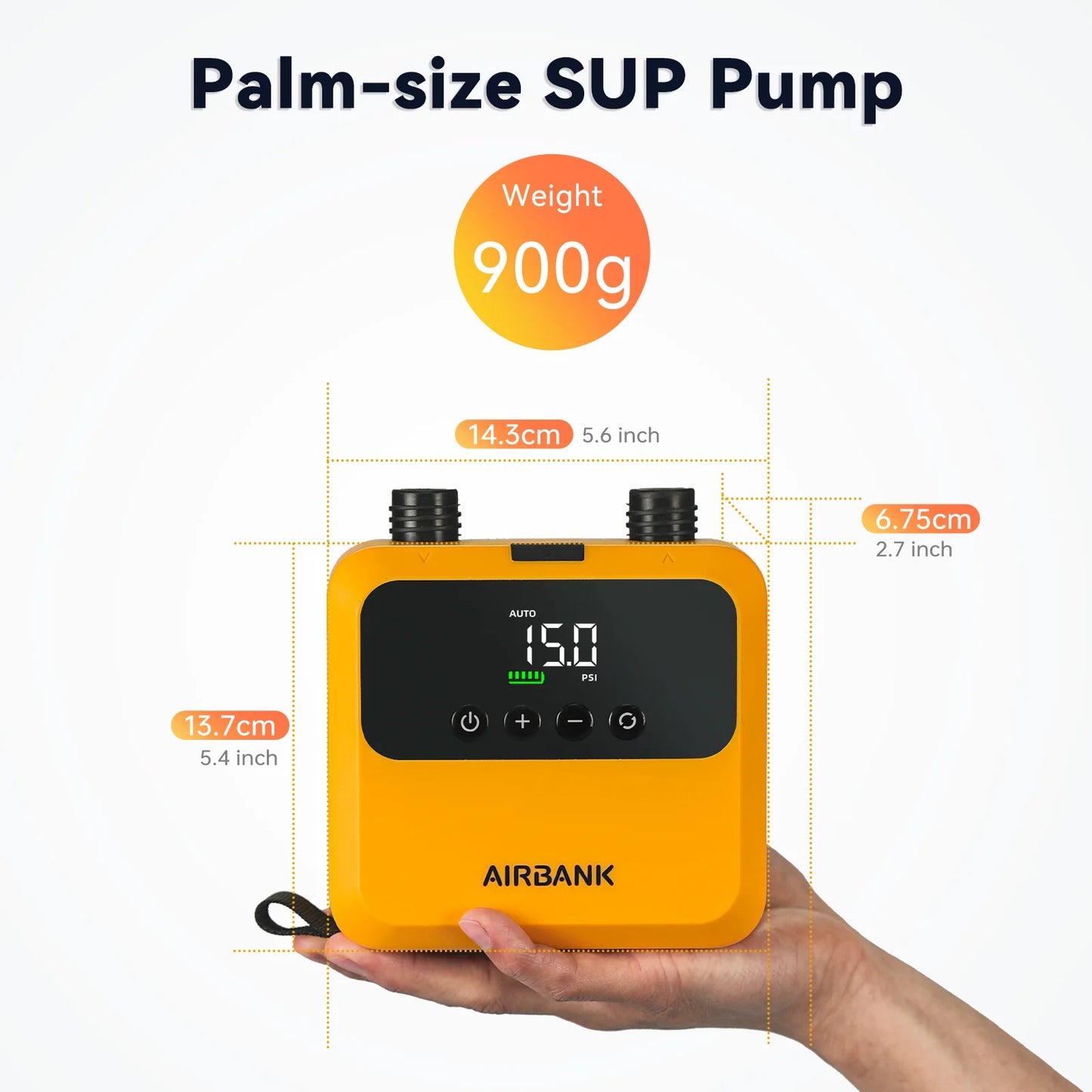 Elektrische Luftpumpe für Zelte und SUP-Brett – clever-campen Ansicht 3
