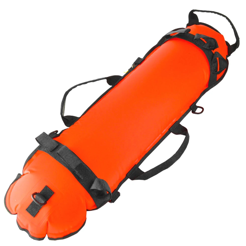 Aufblasbare Sicherheitsboje mit Tauchflagge für Angler – clever-campen Ansicht 3