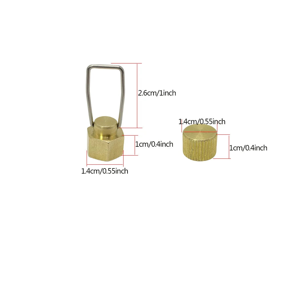 Campingkocher Gas Zubehör Anti-Leck Stecker für Gasflasche – clever-campen Ansicht 5