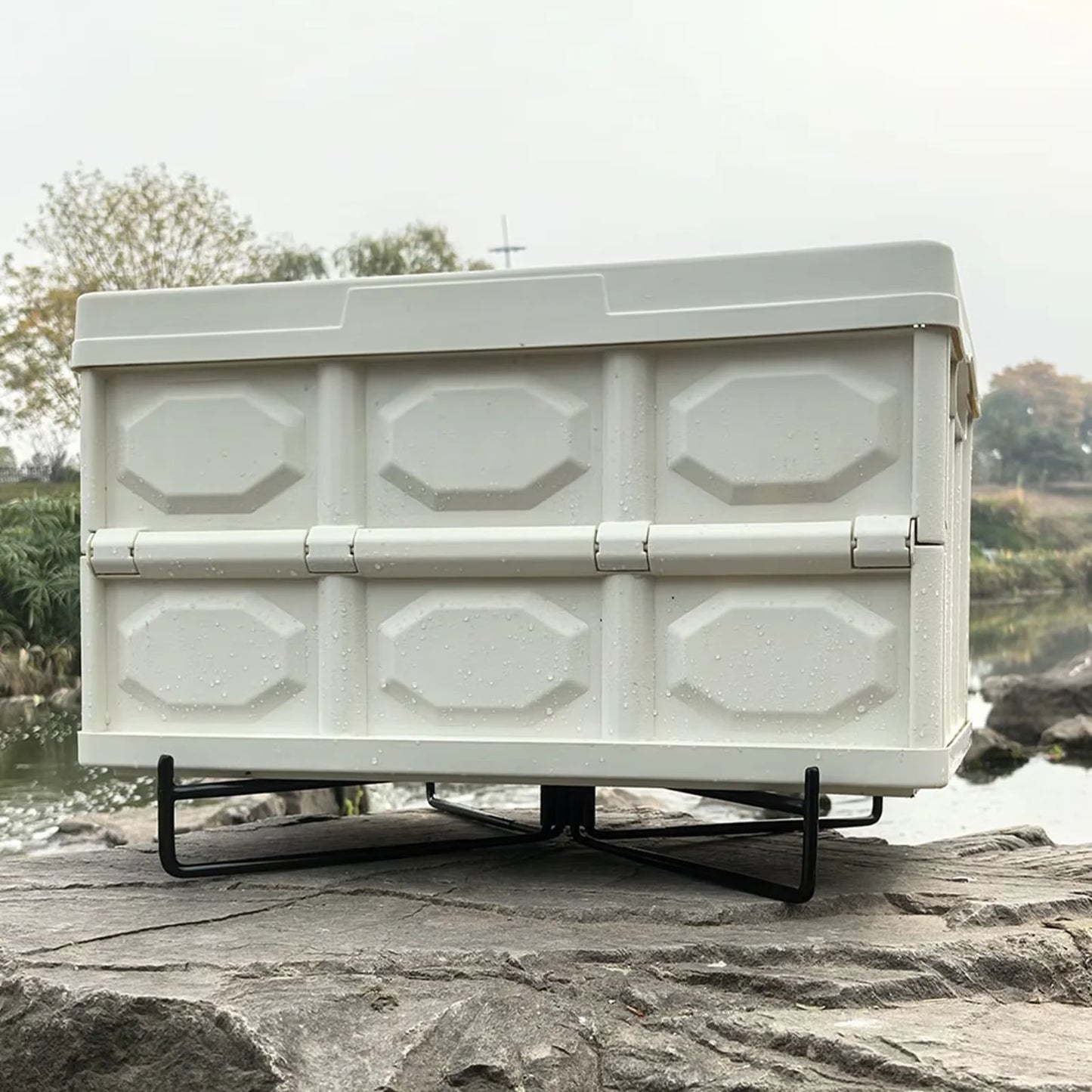 Faltbarer Kühlerständer für Camping – clever-campen Ansicht 4