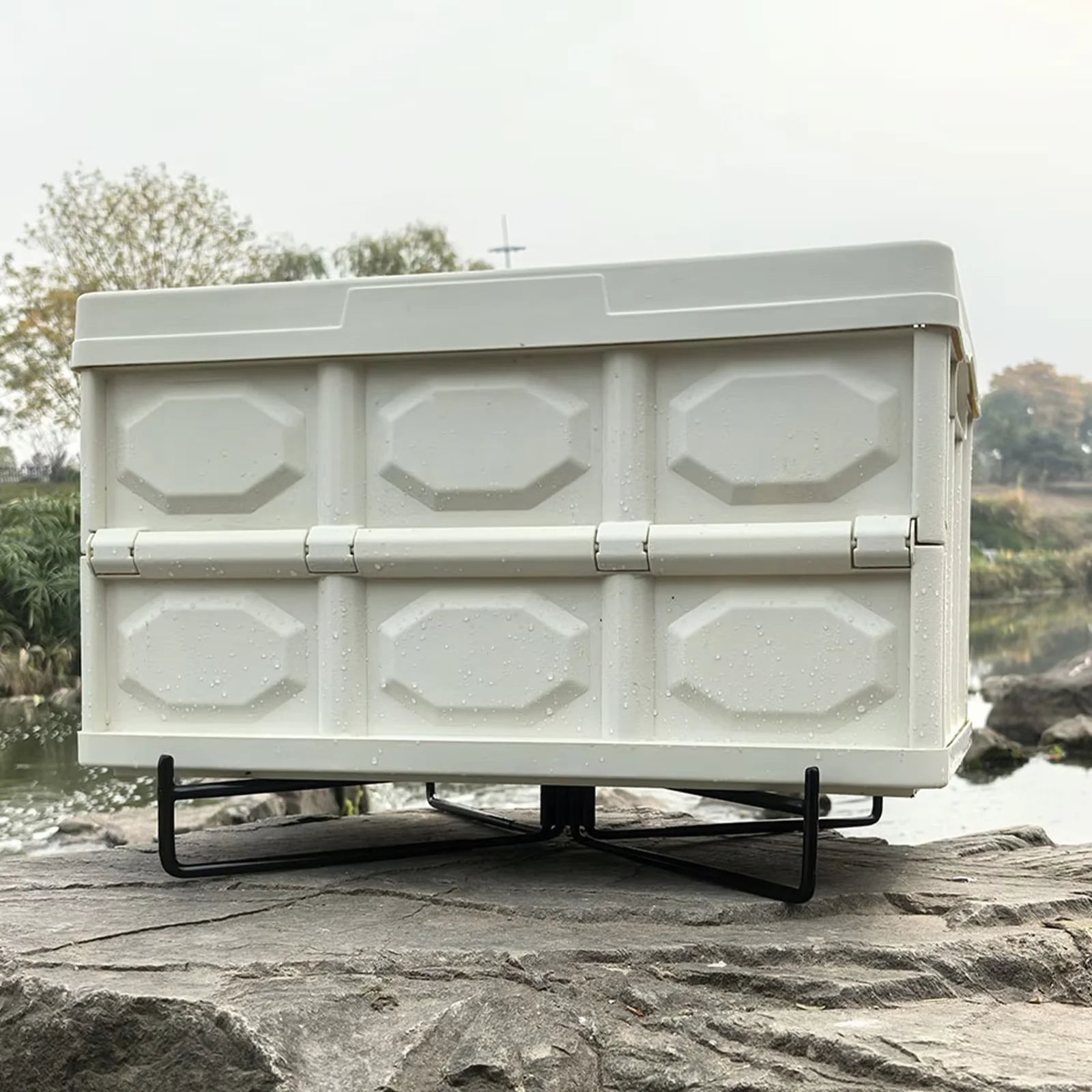 Faltbarer Kühlerständer für Camping – clever-campen Ansicht 4
