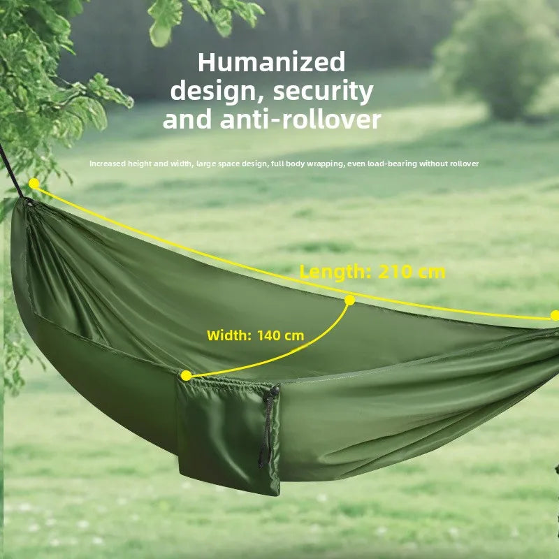 Hängematte 210x140cm - Leichtgewichts-Outdoor-Hängematte – clever-campen Ansicht 3