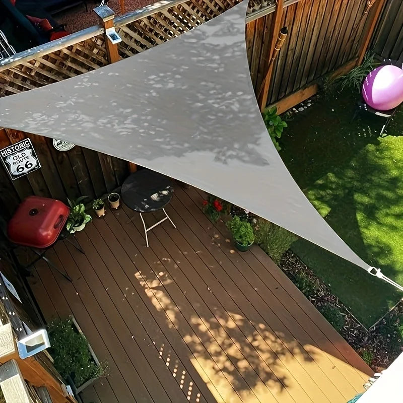 Wasserdichtes Dreieck Sonnensegel für Garten und Terrasse – clever-campen Ansicht 3