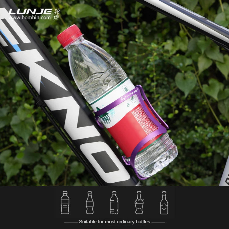 Leichter Aluminium Flaschenhalter für Fahrräder – clever-campen Ansicht 4