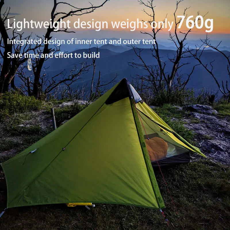 Einzelzelt aus Silnylon für den Camping- und Outdoor-Einsatz – clever-campen Ansicht 3