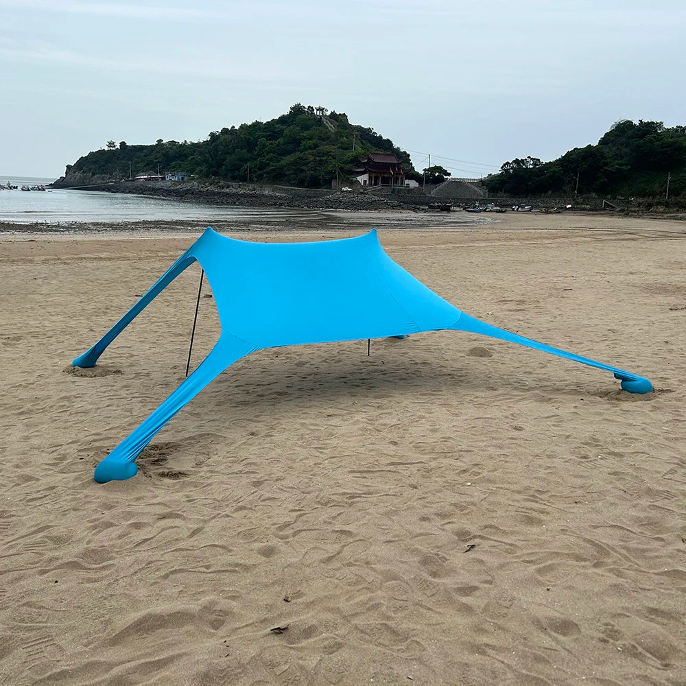 Strandzelt UPF50+ Windfest für Outdoor & Camping – clever-campen Ansicht 6