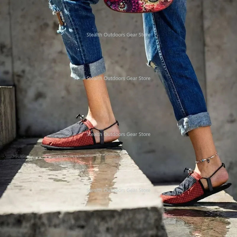 Ultraleichte faltbare Anti-Rutsch Strand-Sandalen – clever-campen Ansicht 4