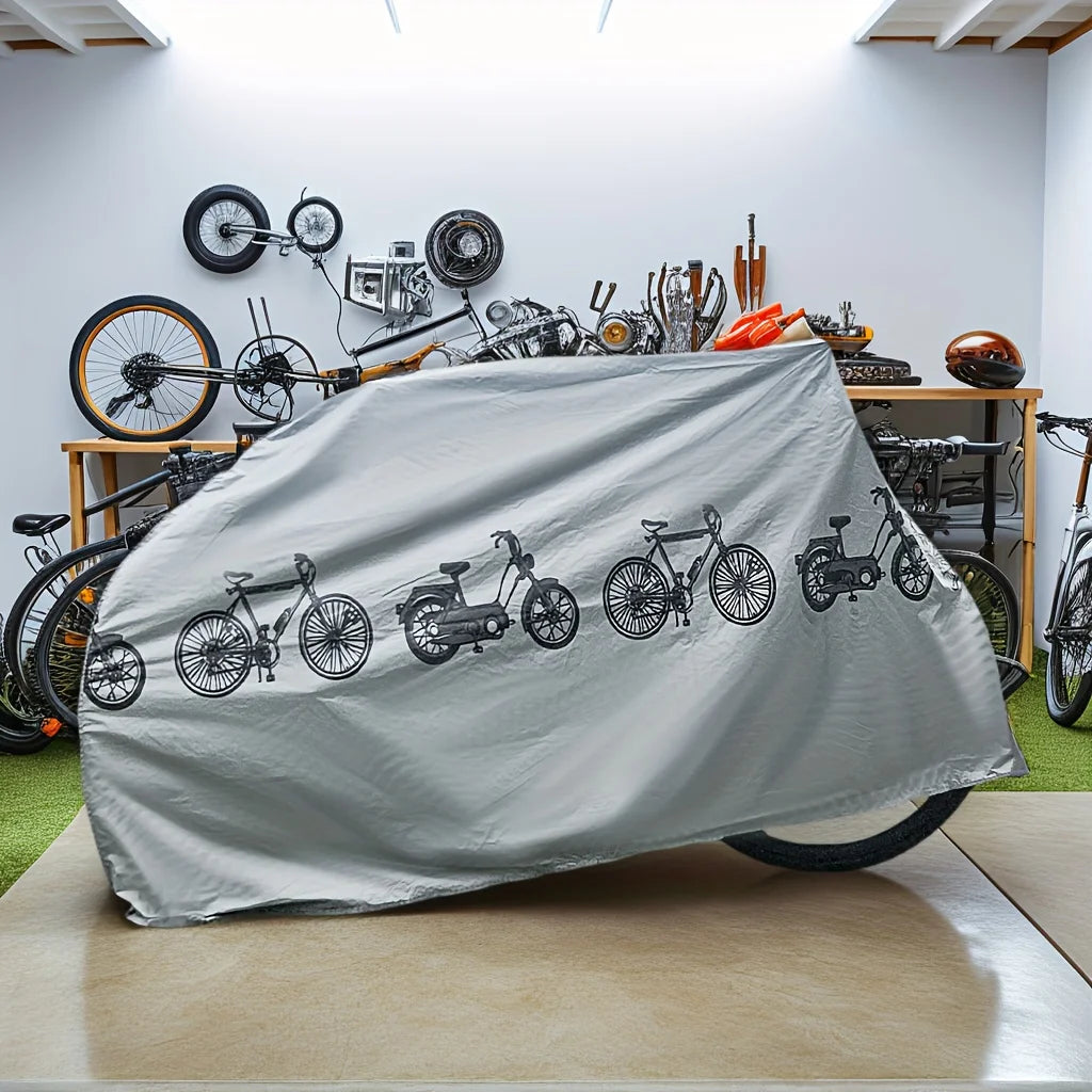 Allwetter Fahrradabdeckung – UV- und Frostschutz – clever-campen Ansicht 6