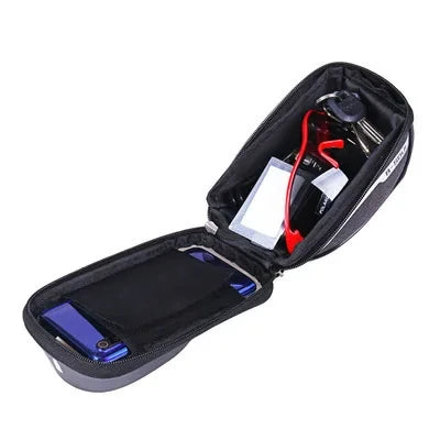 Wasserdichte Fahrradlenkertasche mit Sonnenschutz 1L – clever-campen Ansicht 3