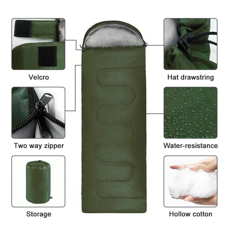 Ultraleichter wasserdichter Schlafsack für 4 Jahreszeiten – clever-campen Ansicht 4