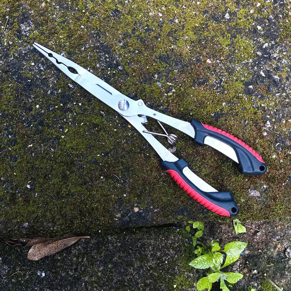Edelstahl Angelzange mit langem Hals – clever-campen Ansicht 4