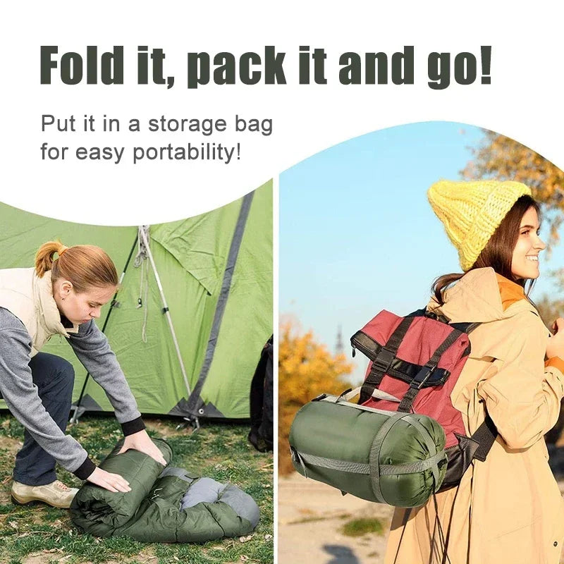 Ultraleichter wasserdichter Schlafsack für 4 Jahreszeiten – clever-campen Ansicht 2
