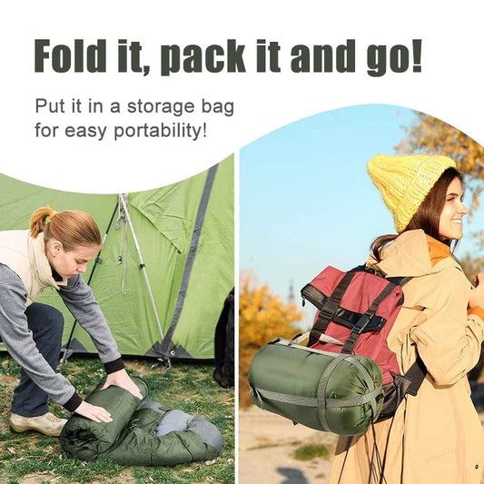 Ultraleichter wasserdichter Schlafsack für 4 Jahreszeiten – clever-campen Ansicht 2