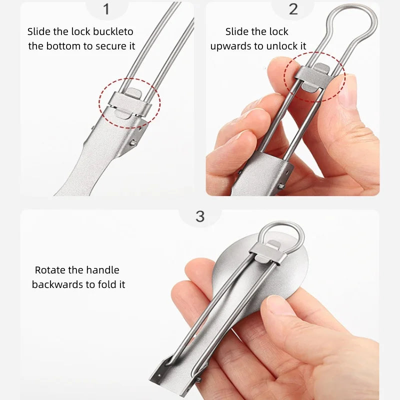 Titanium Faltbesteck Set für Camping und Outdoor – clever-campen Ansicht 4